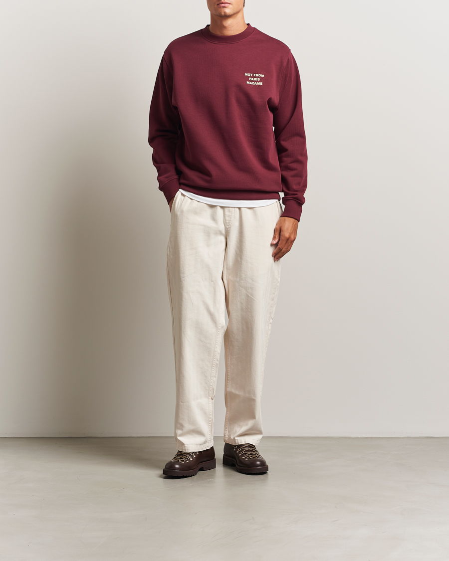 Mies | Puserot | Drôle de Monsieur | Slogan Sweatshirt Wine