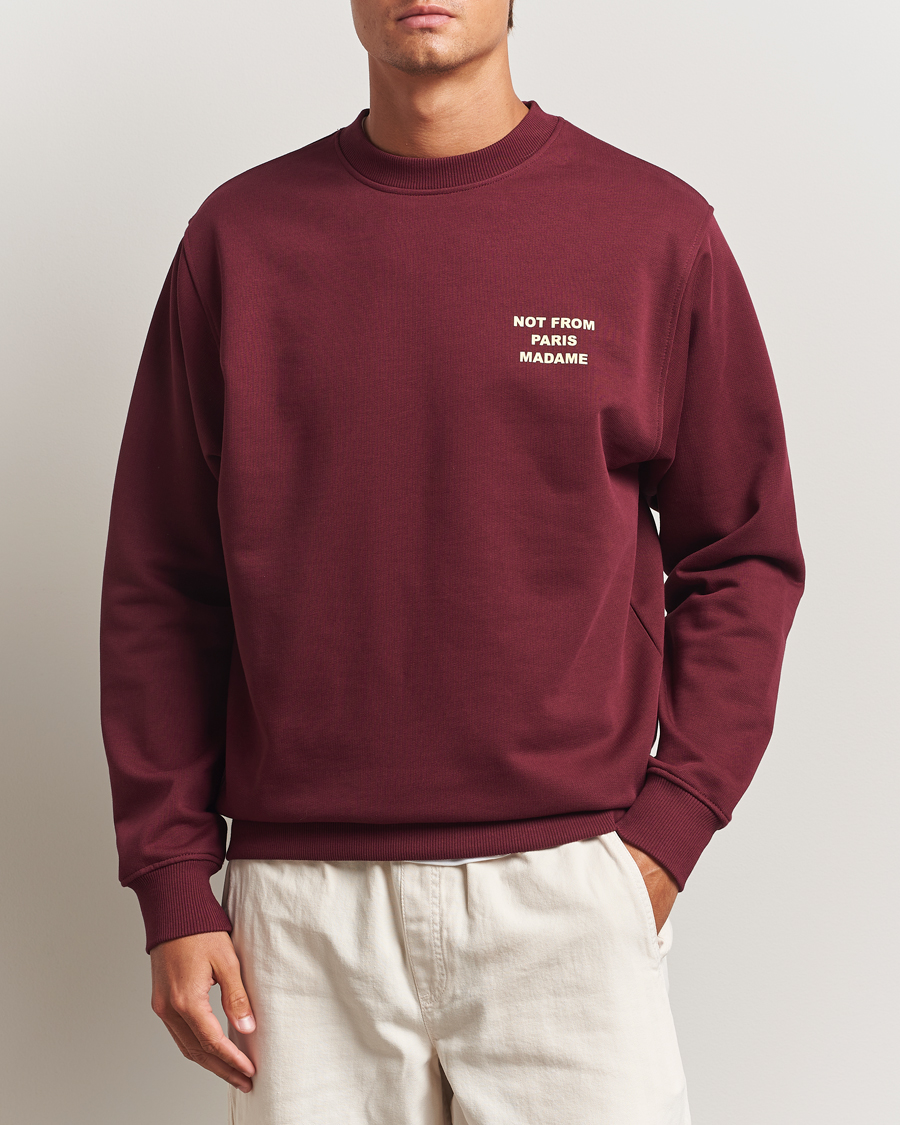 Mies | Puserot | Drôle de Monsieur | Slogan Sweatshirt Wine