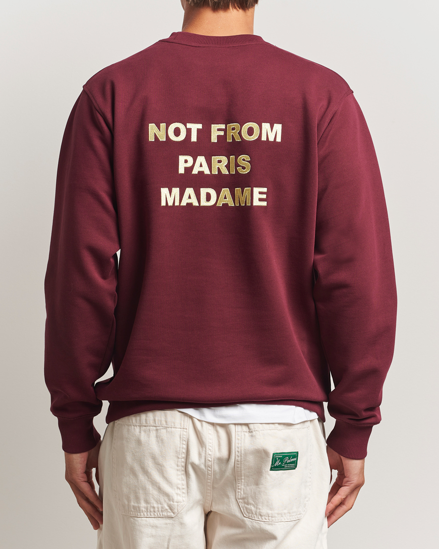 Mies | Puserot | Drôle de Monsieur | Slogan Sweatshirt Wine
