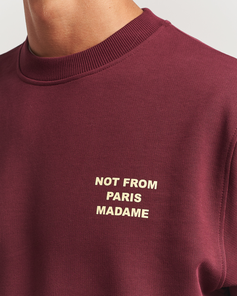 Mies | Puserot | Drôle de Monsieur | Slogan Sweatshirt Wine