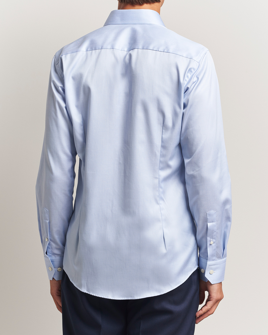 Mies | Kauluspaidat | Eton | Slim Fit Signature Twill Paspoal Shirt Light Blue