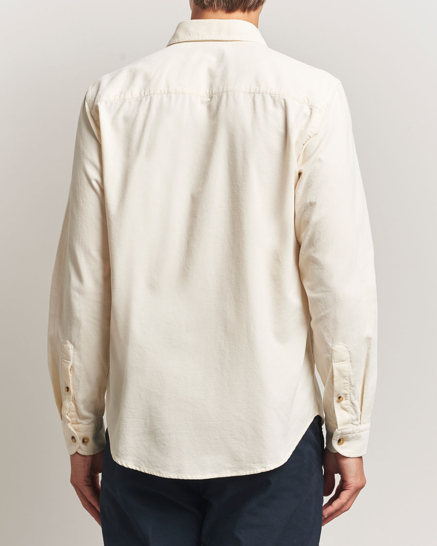 Mies | Kauluspaidat | Eton | Casual Fit Corduroy Shirt Off White