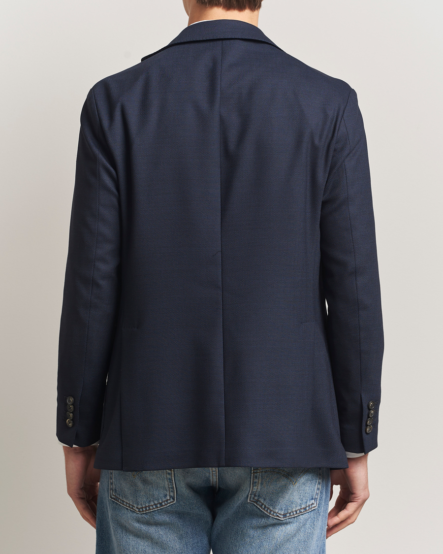 Mies | Pikkutakit | Eton | Wool Lana Tech Soft Blazer Navy Blue