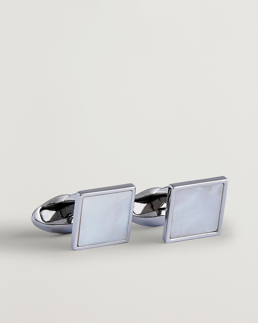 Mies | Kalvosinnapit | Eton | Mother of Pearl Cufflink White