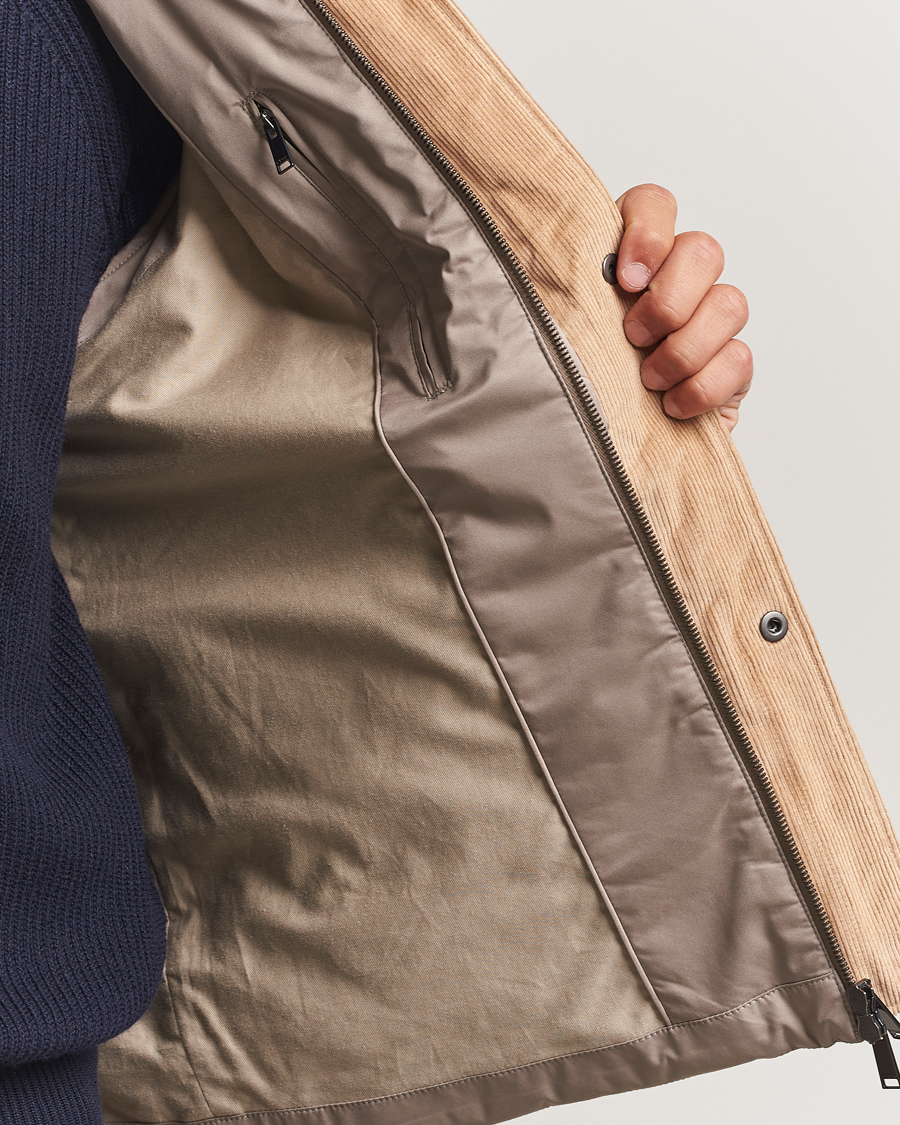 Mies | Takit | Eton | Quilted Shell Vest Beige