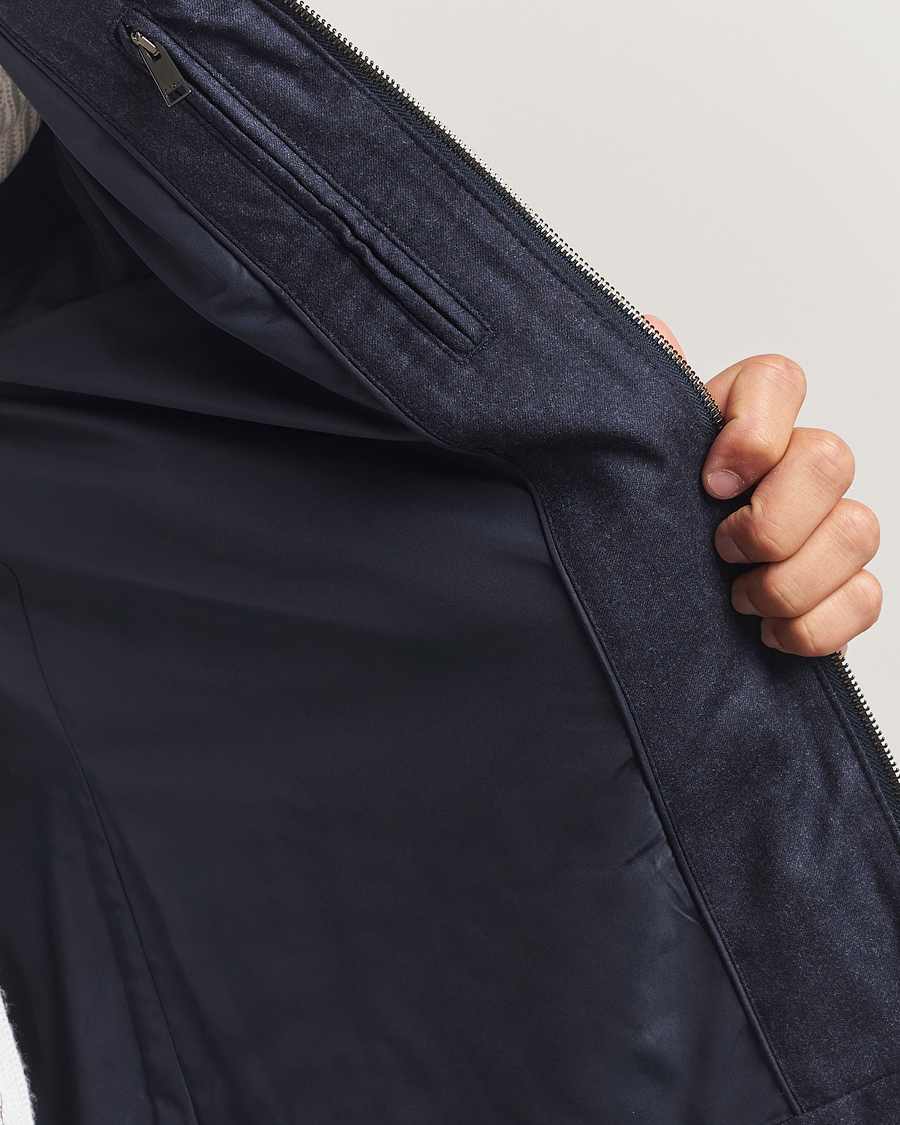 Mies | Takit | Eton | Wool Padded Vest Navy
