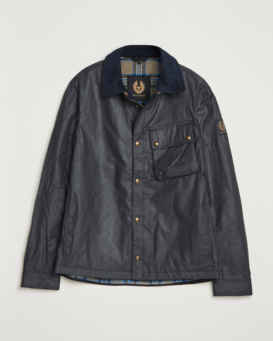 Mies | Takit | Belstaff | Ground Wax Jacket Dark Navy