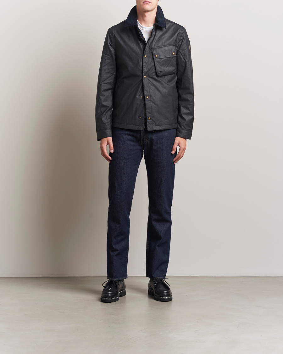 Mies | Takit | Belstaff | Ground Wax Jacket Dark Navy