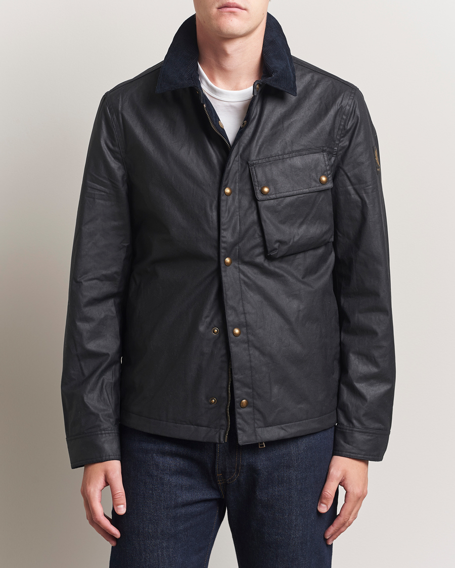 Mies | Takit | Belstaff | Ground Wax Jacket Dark Navy