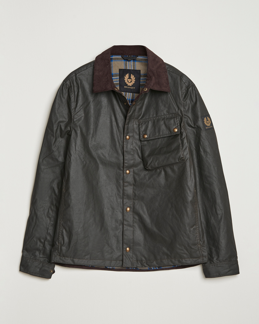 Mies | Takit | Belstaff | Ground Wax Jacket Faded Olive