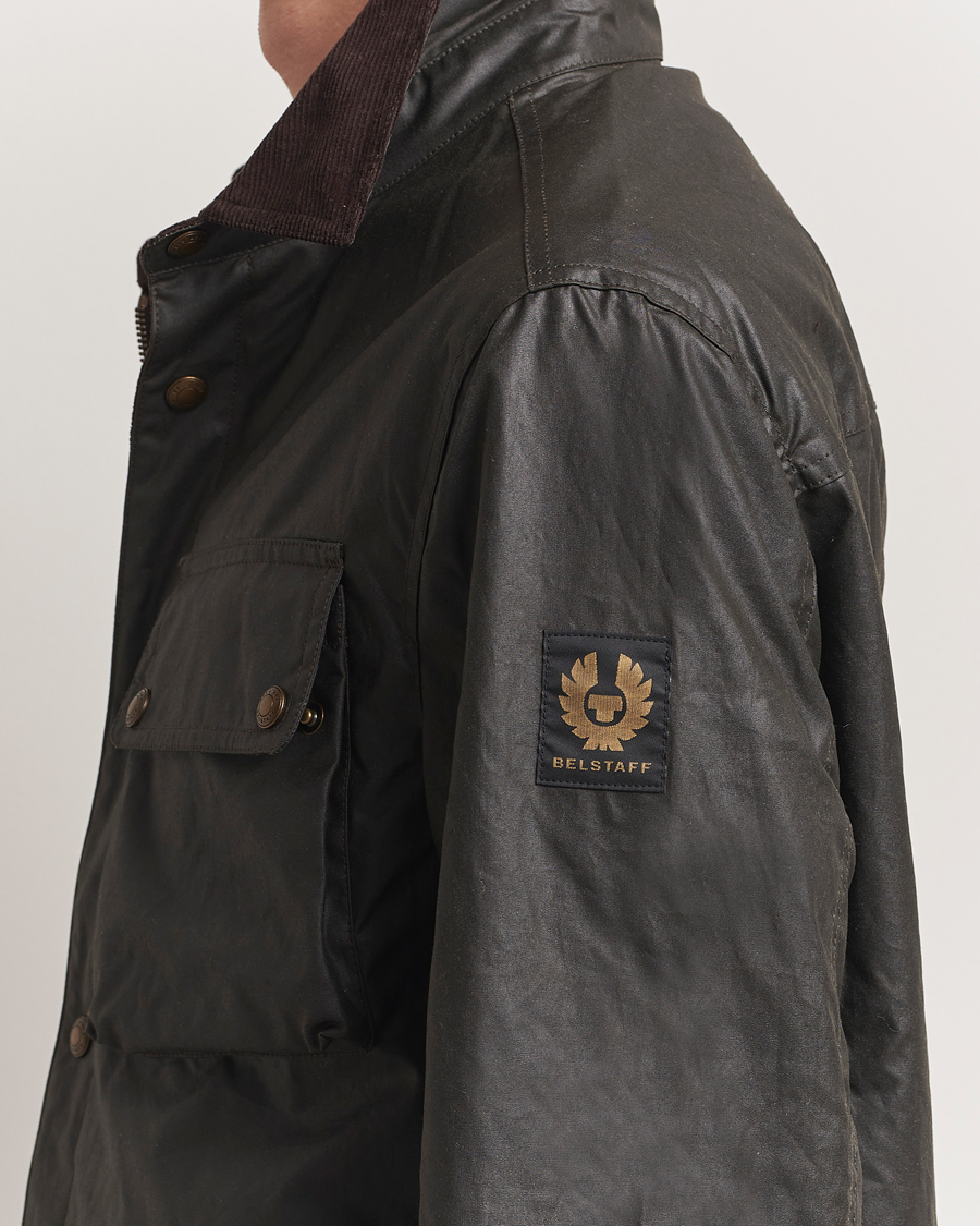 Mies | Takit | Belstaff | Ground Wax Jacket Faded Olive