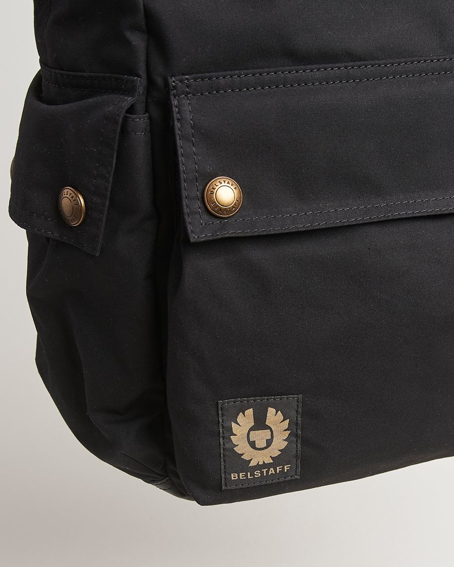 Mies | Belstaff Trailmaster 2-Way Wax Tote Black | Belstaff | Trailmaster 2-Way Wax Tote Black