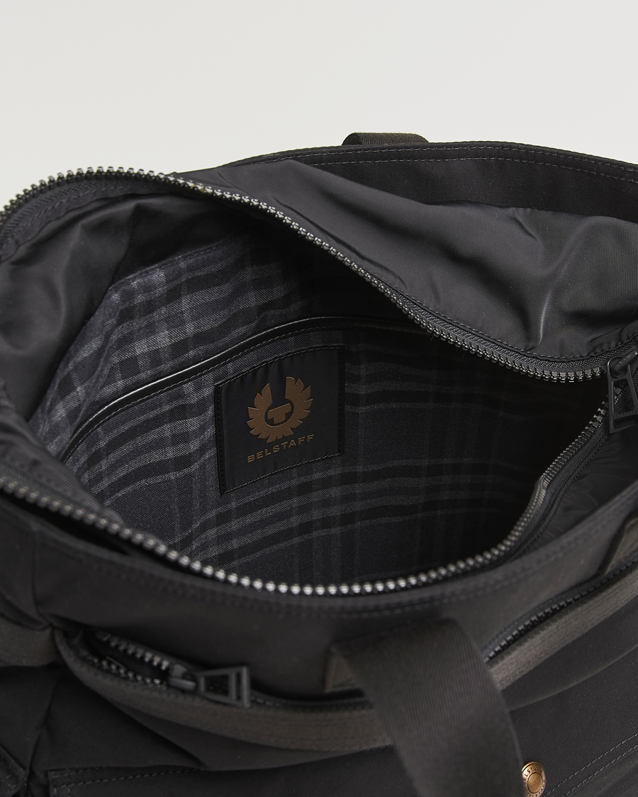 Mies | Belstaff Trailmaster 2-Way Wax Tote Black | Belstaff | Trailmaster 2-Way Wax Tote Black