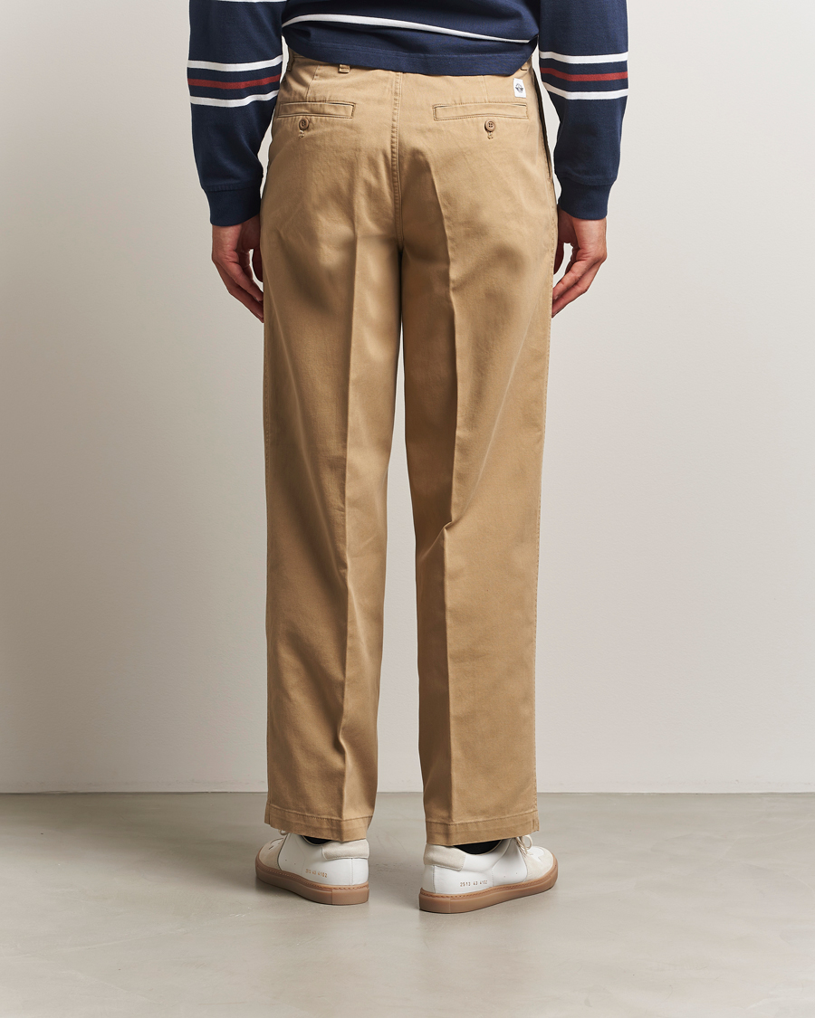 Mies | Housut | Dockers | Original Pleated Chino Loose Harvest Gold
