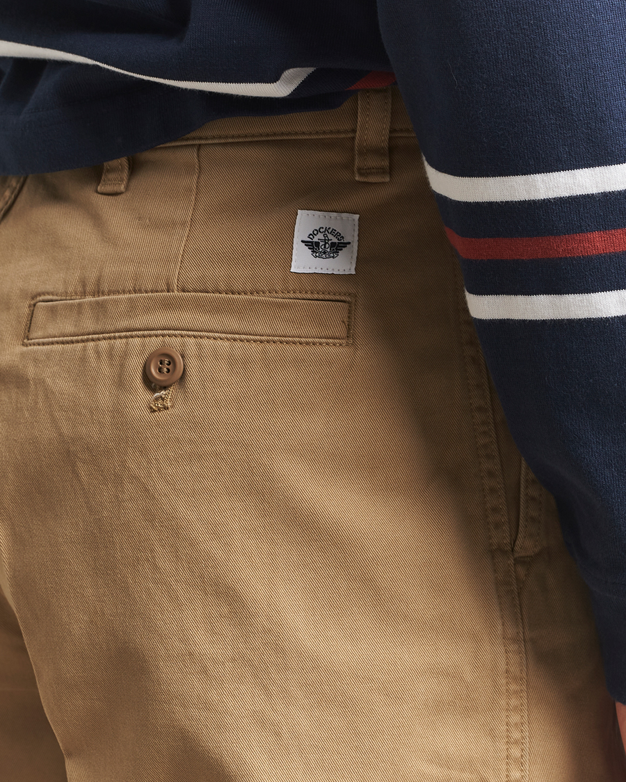 Mies | Housut | Dockers | Original Pleated Chino Loose Harvest Gold