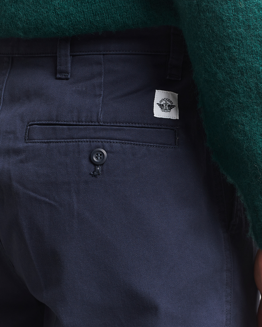 Mies | Housut | Dockers | Original Pleated Chino Loose Navy