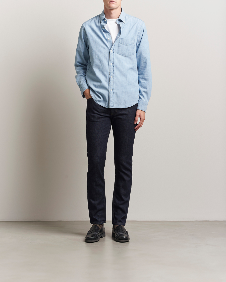 Mies | Farkut | GANT | Regular Fit Jeans Dark Blue