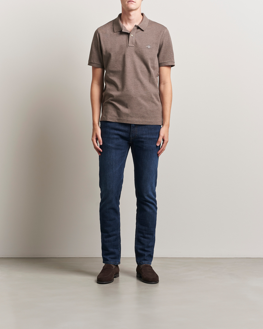 Mies | Farkut | GANT | Regular Fit Jeans Dark Blue Worn In