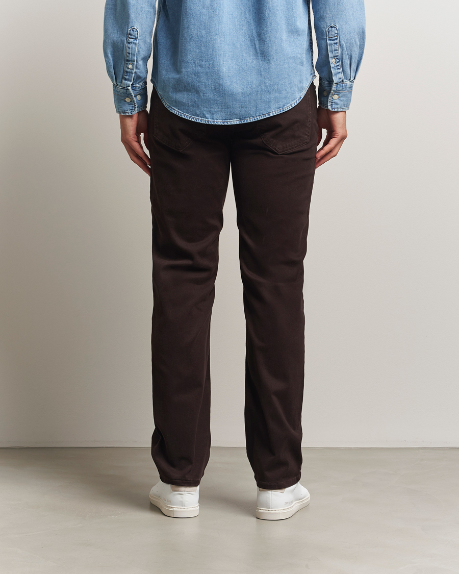 Mies | Housut | Gant | Regular Fit Moleskin 5-Pocket Trousers Deep Brown