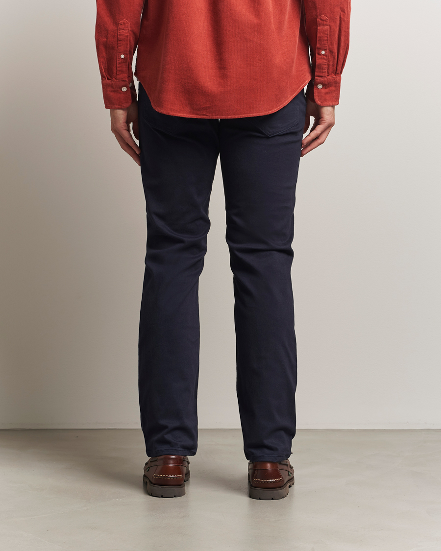 Mies | Housut | Gant | Regular Fit Moleskin 5-Pocket Trousers Evening Blue