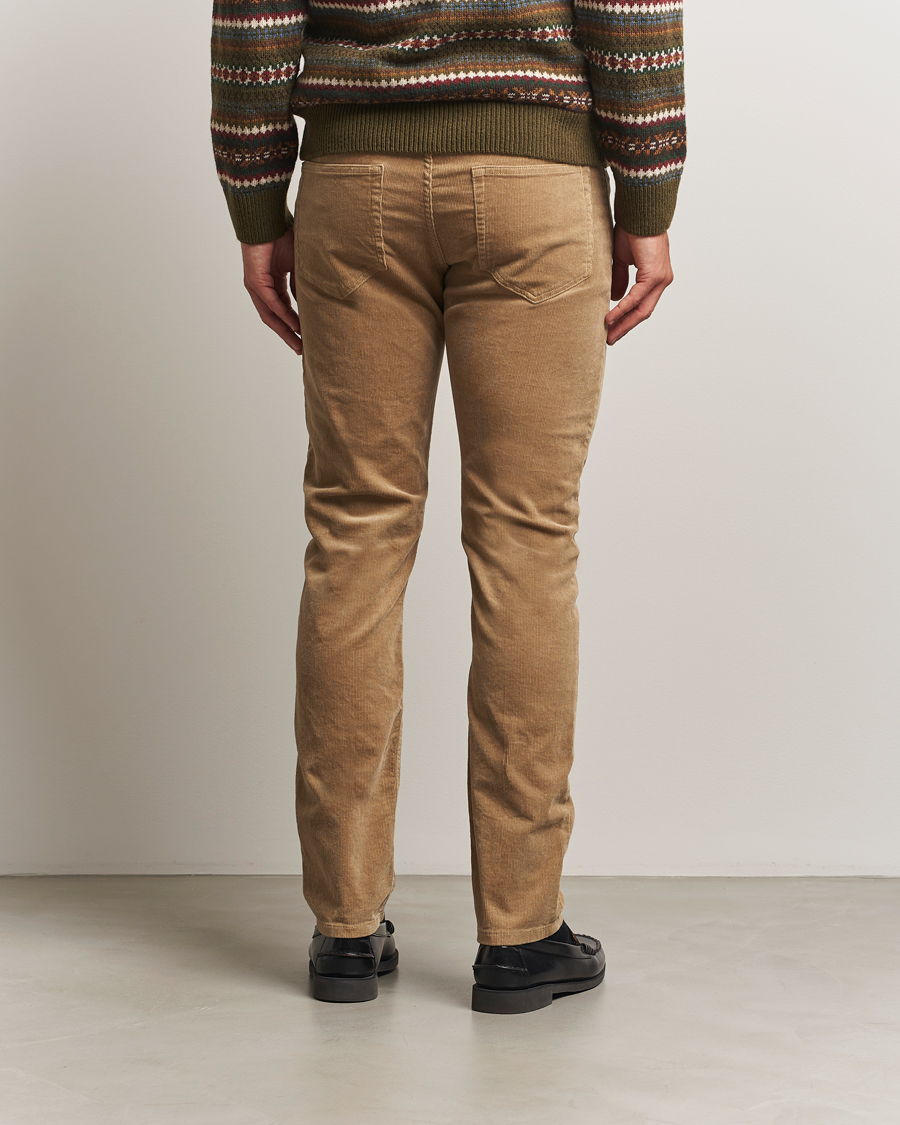 Mies | Housut | GANT | Cord 5-Pocket Jeans Light Taupe