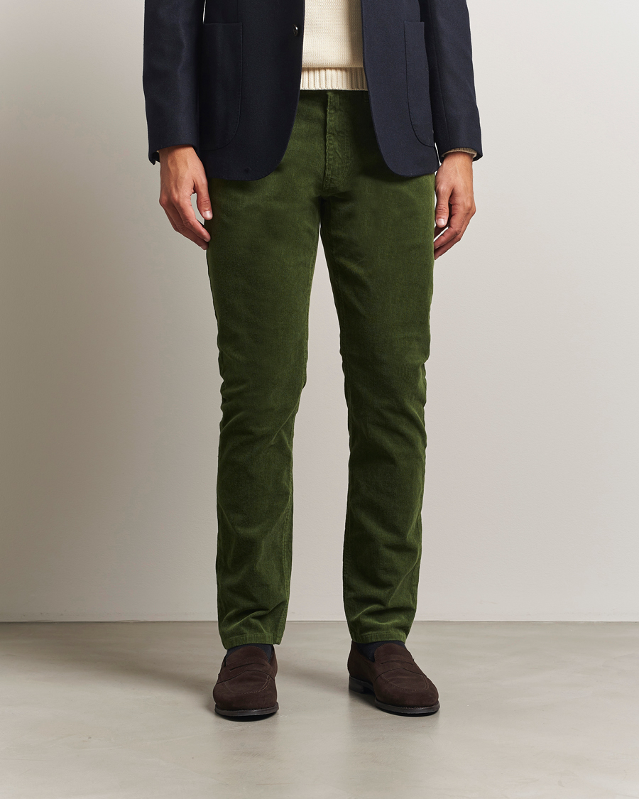Mies | Housut | Gant | Cord 5-Pocket Jeans Country Green