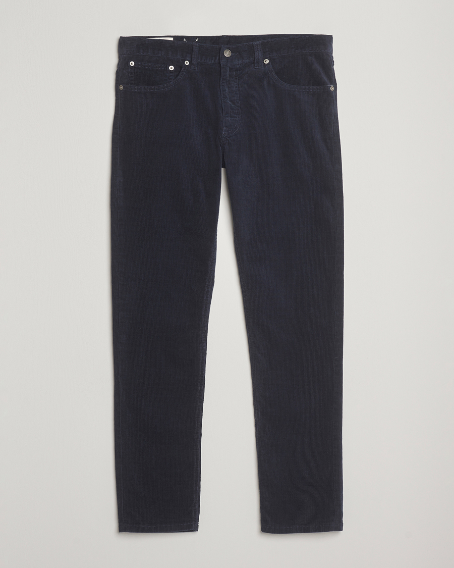 Mies | Housut | Gant | Cord 5-Pocket Jeans Evening Blue