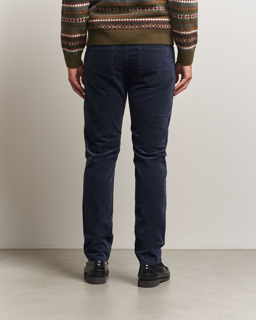 Mies | Housut | Gant | Cord 5-Pocket Jeans Evening Blue