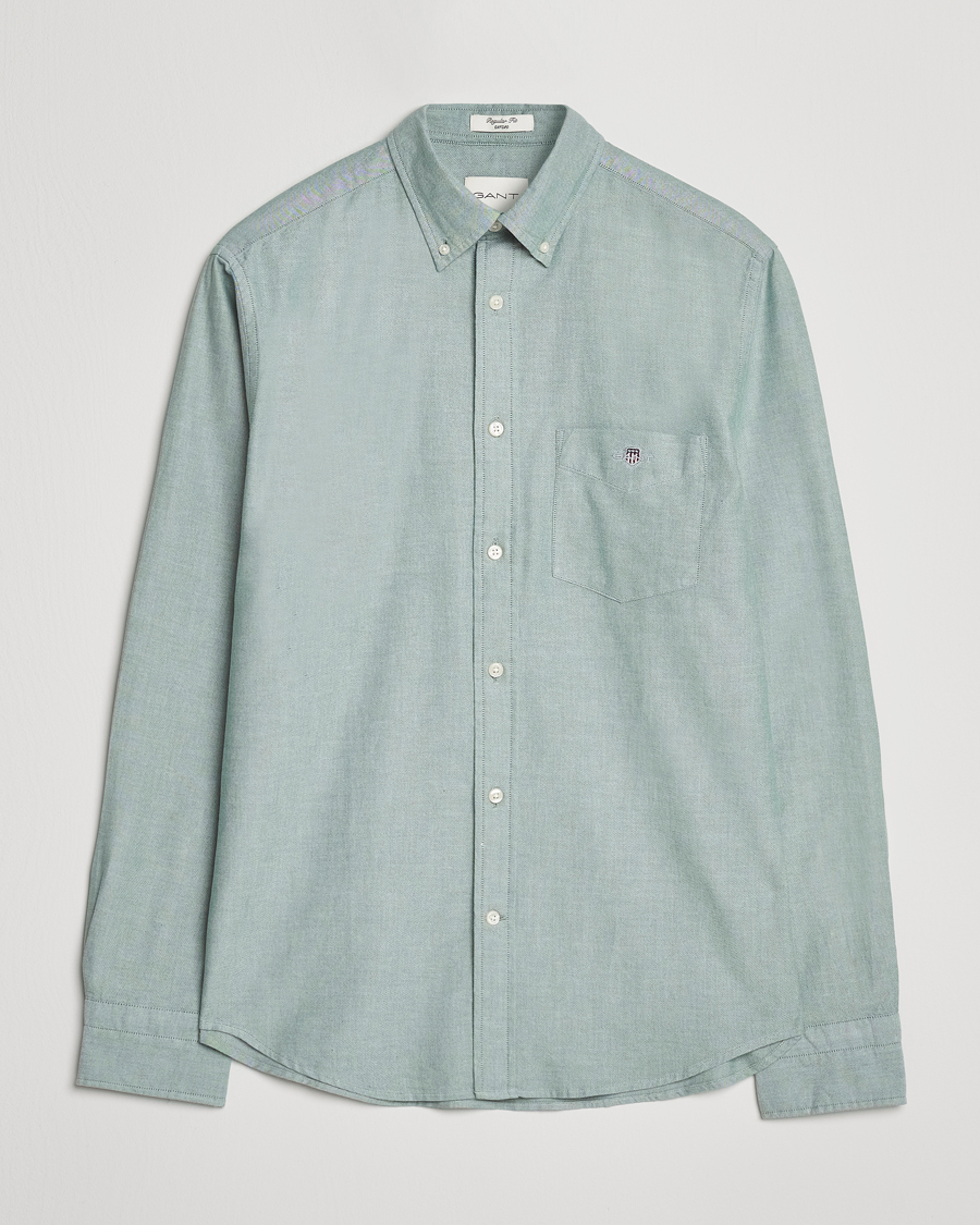 Mies | Kauluspaidat | Gant | Regluar Fit Classic Oxford Shirt Forest Green