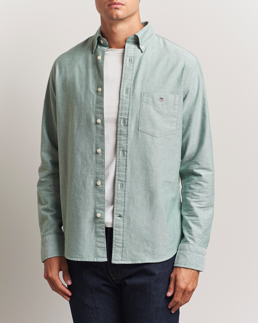 Mies | Kauluspaidat | Gant | Regluar Fit Classic Oxford Shirt Forest Green