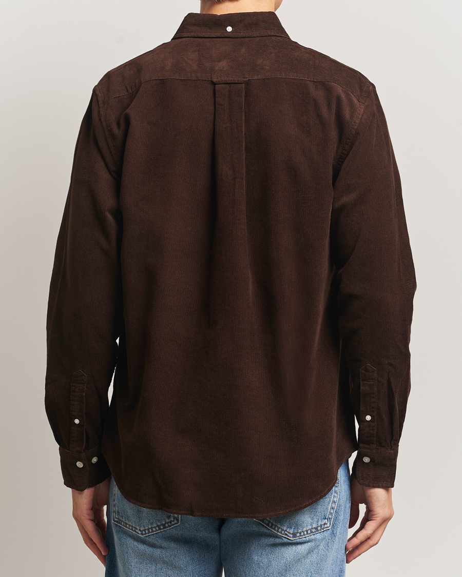 Mies | Kauluspaidat | GANT | Regular Fit Corduroy Shirt Rich Brown