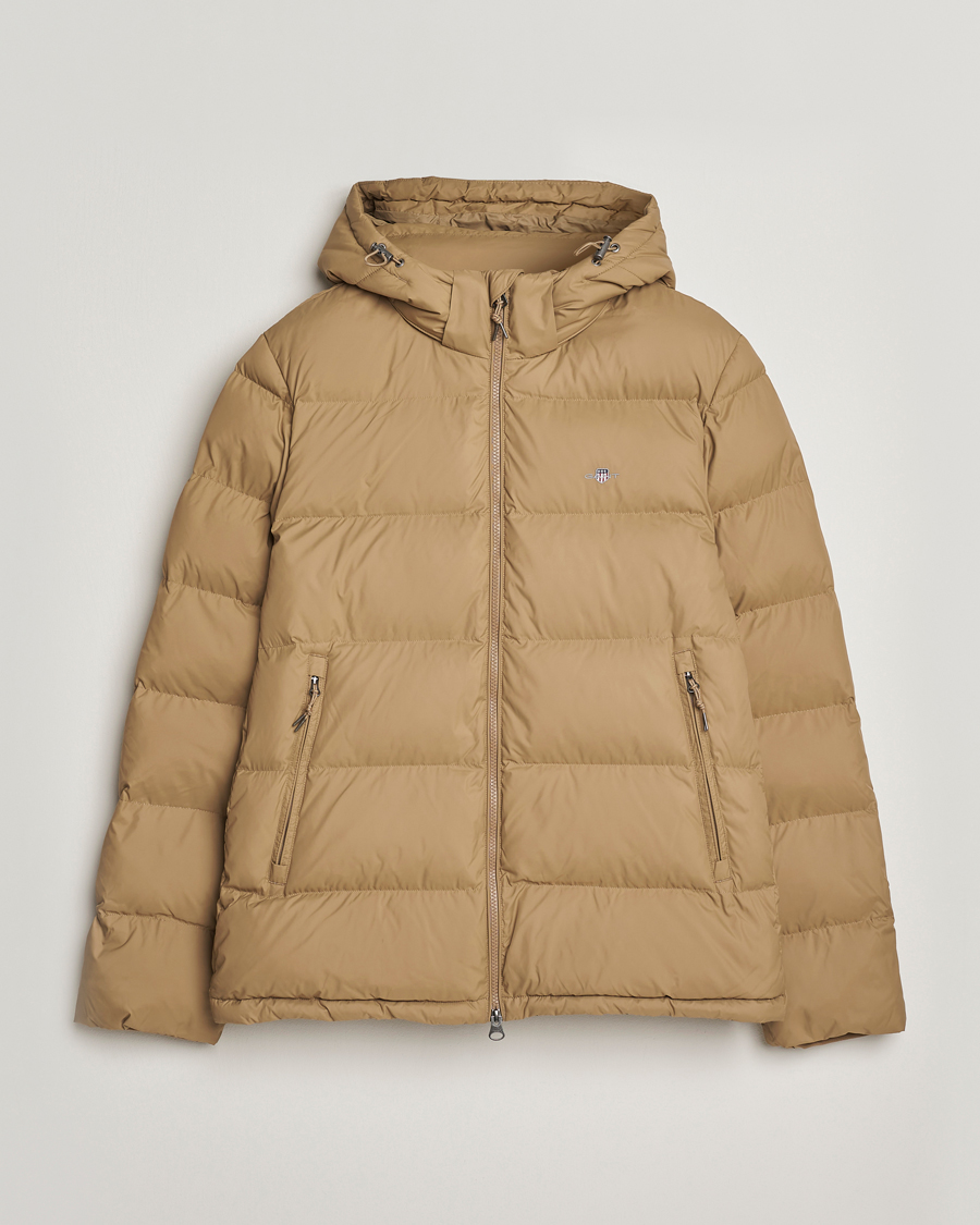 Mies | Takit | GANT | The Active Cloud Down Jacket Light Taupe