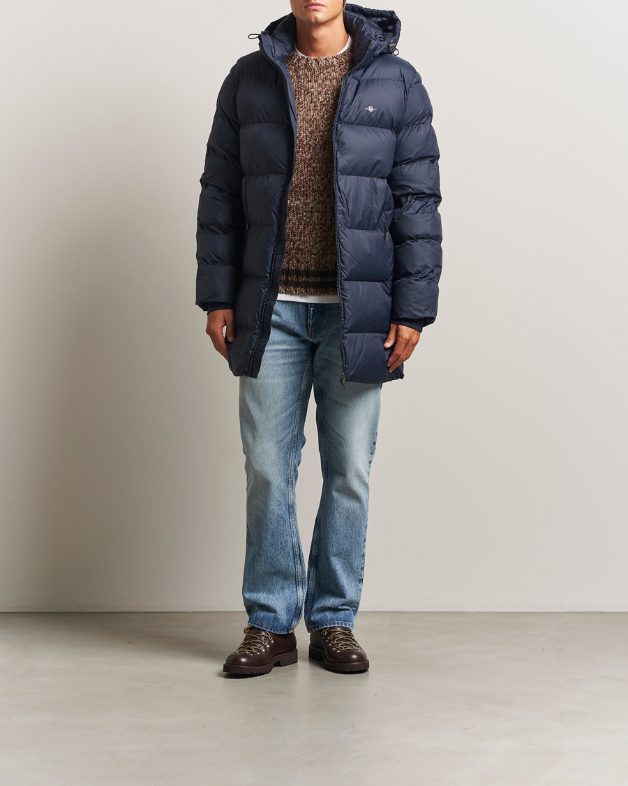 Mies | Takit | GANT | The Active Cloud Mid Length Jacket Evening Blue