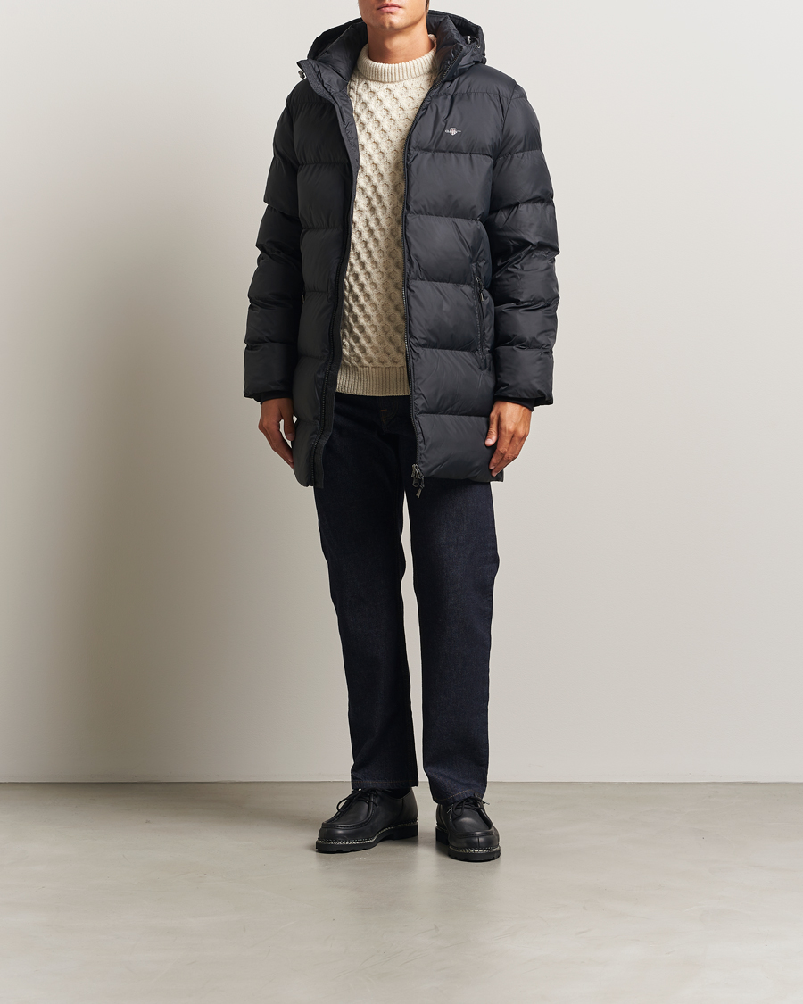Mies | Takit | Gant | The Active Cloud Mid Length Jacket Black