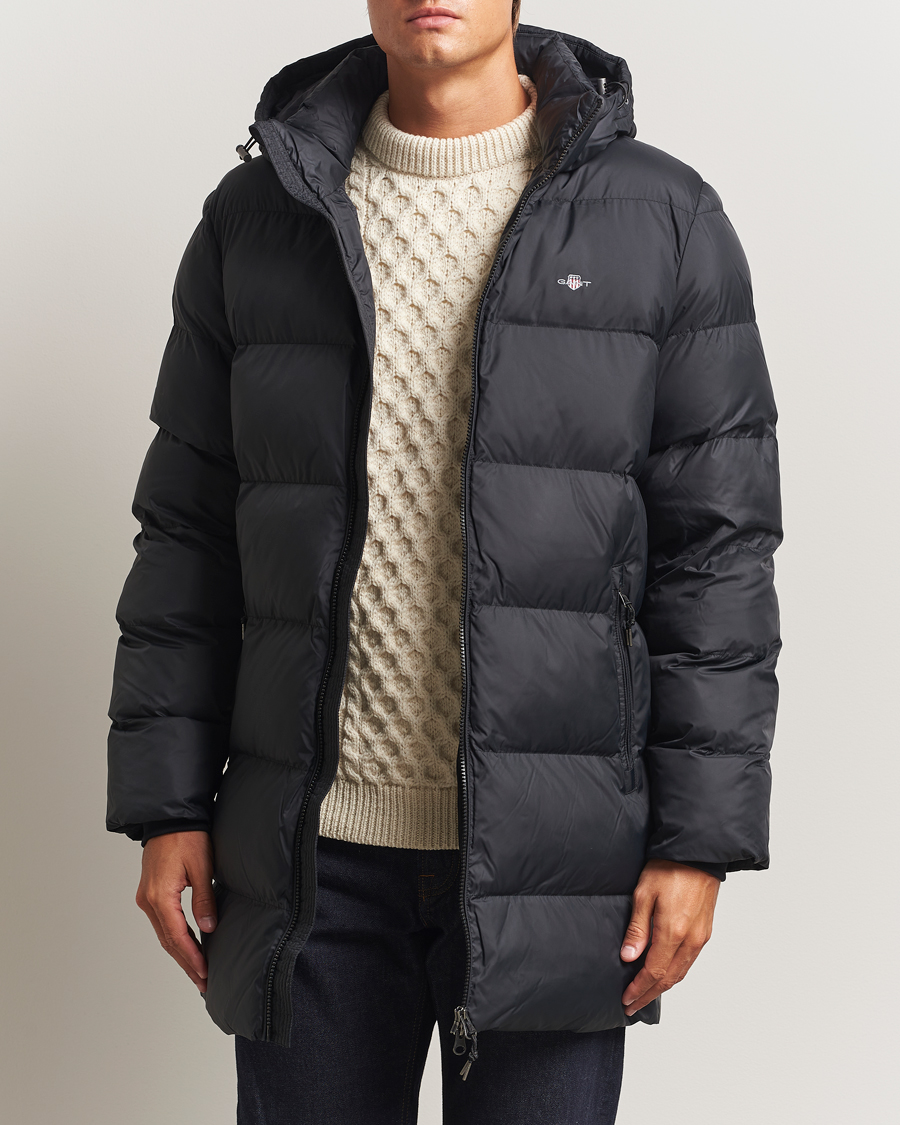 Mies | Takit | Gant | The Active Cloud Mid Length Jacket Black