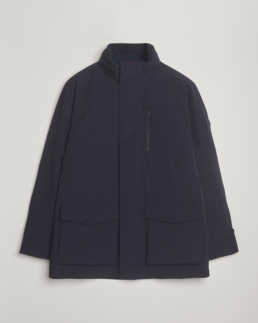 Mies | Takit | Gant | Double Mid Length Field Jacket Evening Blue