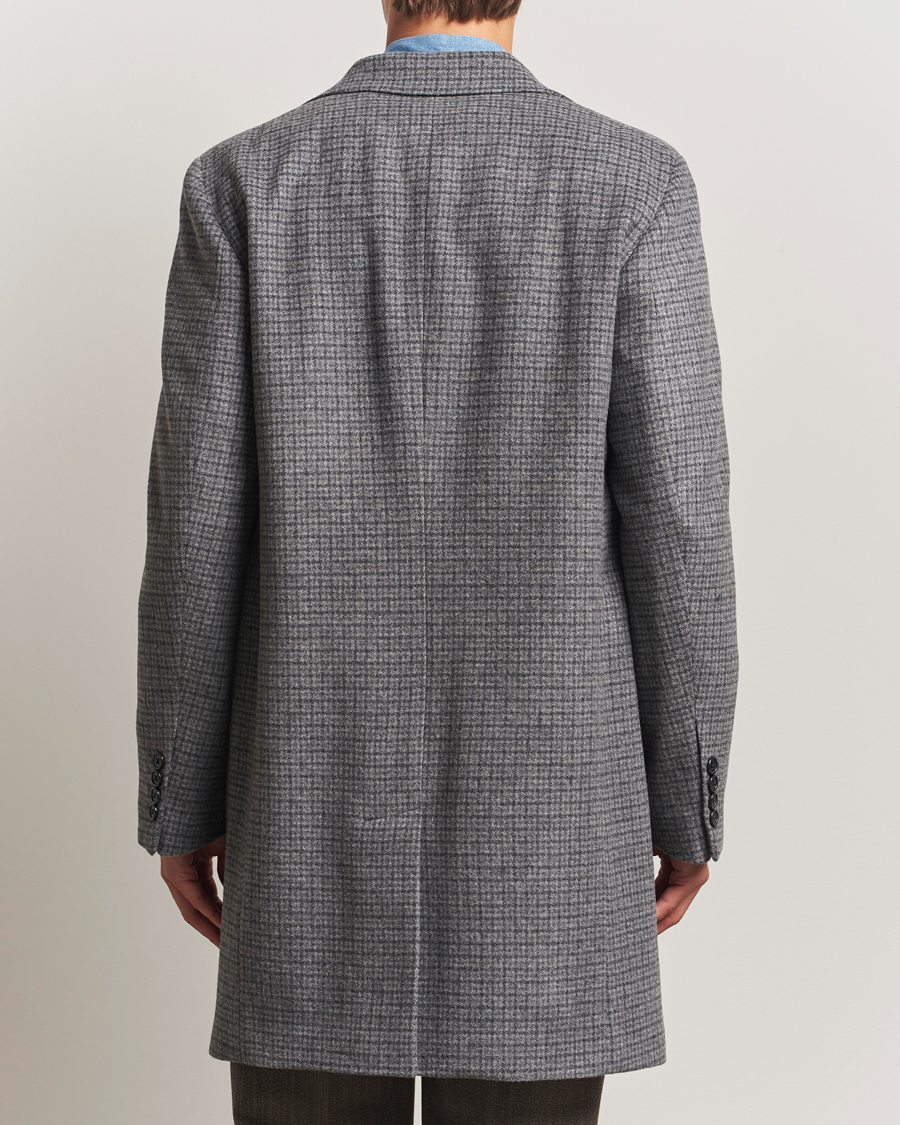 Mies | Takit | Gant | Classic Wool Houndstooth Coat Black