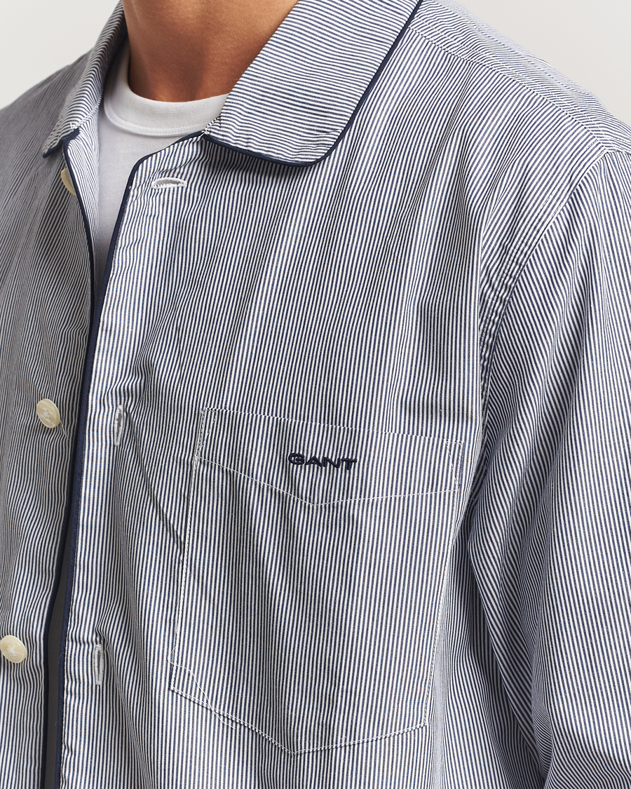 Mies | Yöpuvut ja kylpytakit | GANT | Striped Pyjama Set Persian Blue