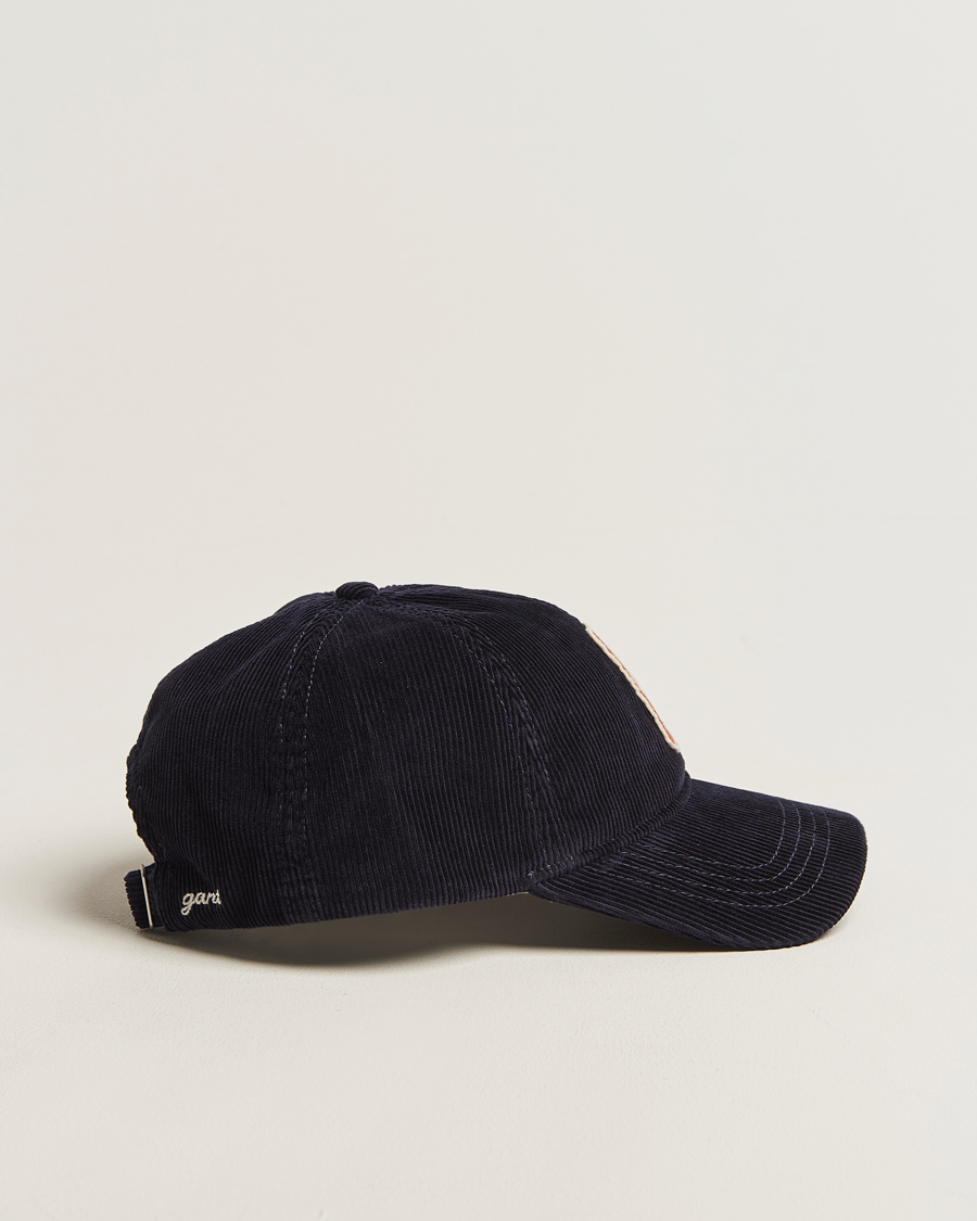 Mies | GANT G Badge Corduroy Cap Evening Blue | GANT | G Badge Corduroy Cap Evening Blue