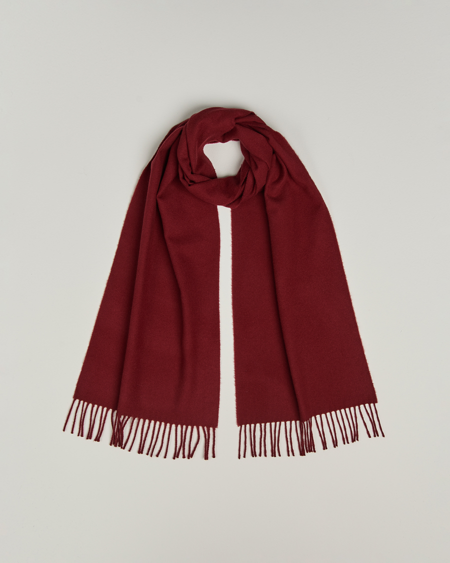 Mies | GANT Wool Scarf Plumped Red | GANT | Wool Scarf Plumped Red