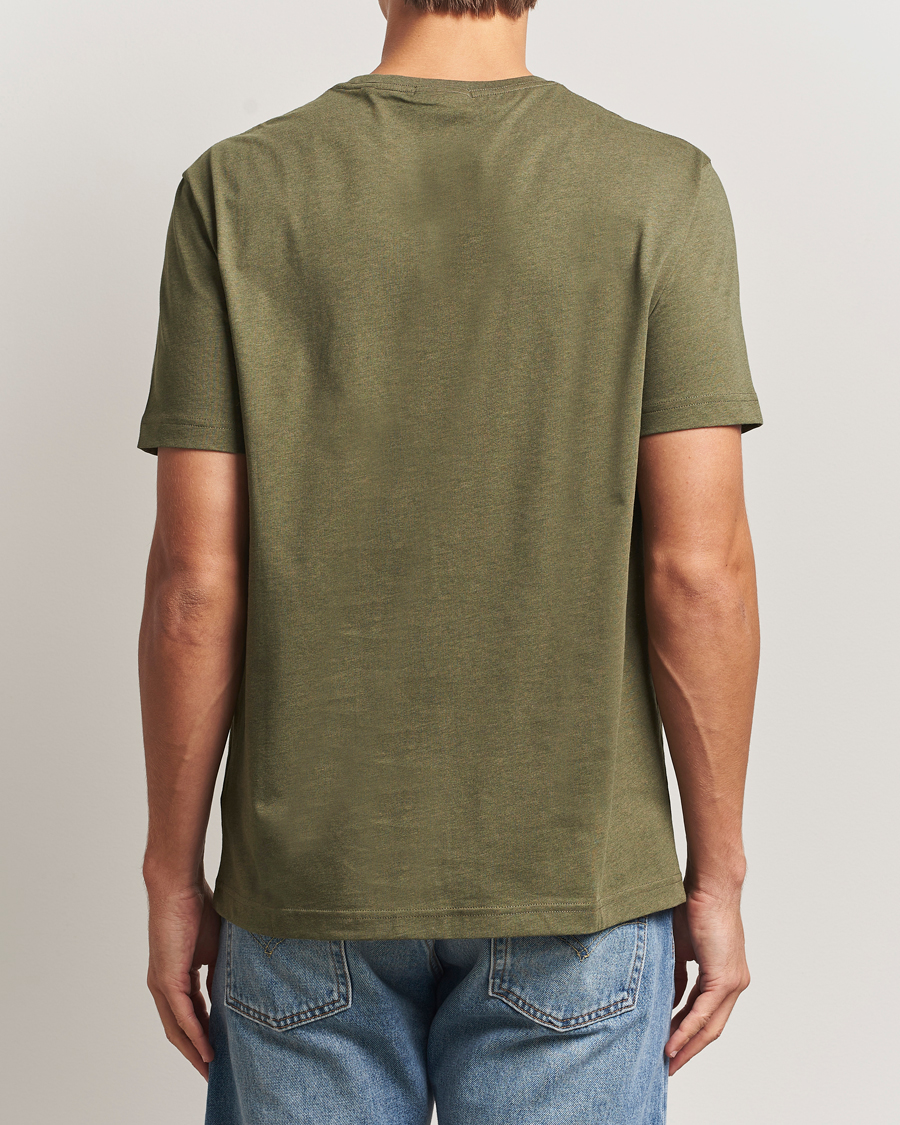 Mies | T-paidat | GANT | The Original T-Shirt Khaki Green Melange