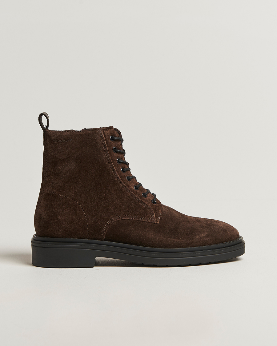 Mies | Nilkkurit | Gant | Boggar Suede Boot Espresso Brown