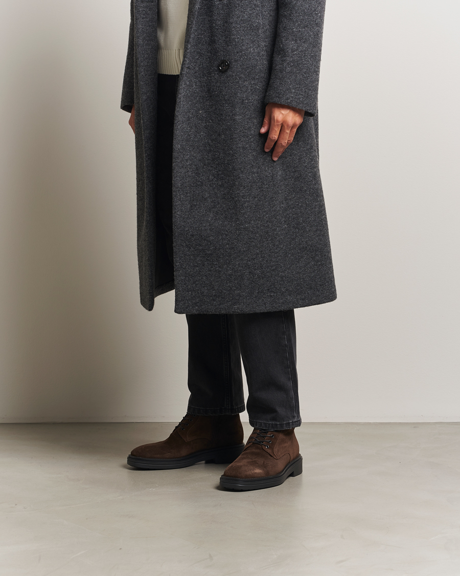 Mies | Nilkkurit | Gant | Boggar Suede Boot Espresso Brown