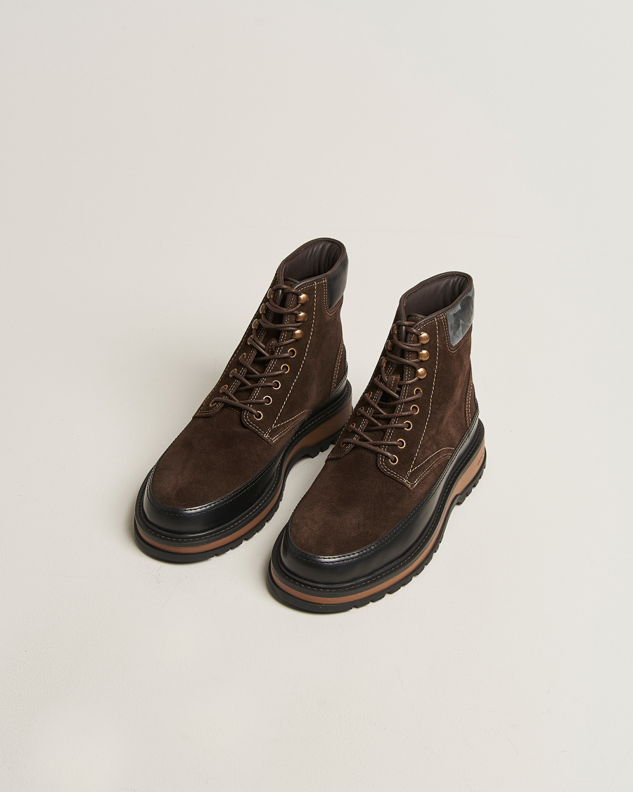 Mies | Nilkkurit | Gant | Clafton Felt Lined Suede Boot Dark Brown