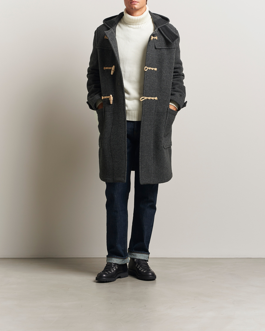Mies | Takit | Gloverall | 575 Monty Original Duffle Coat Charcoal