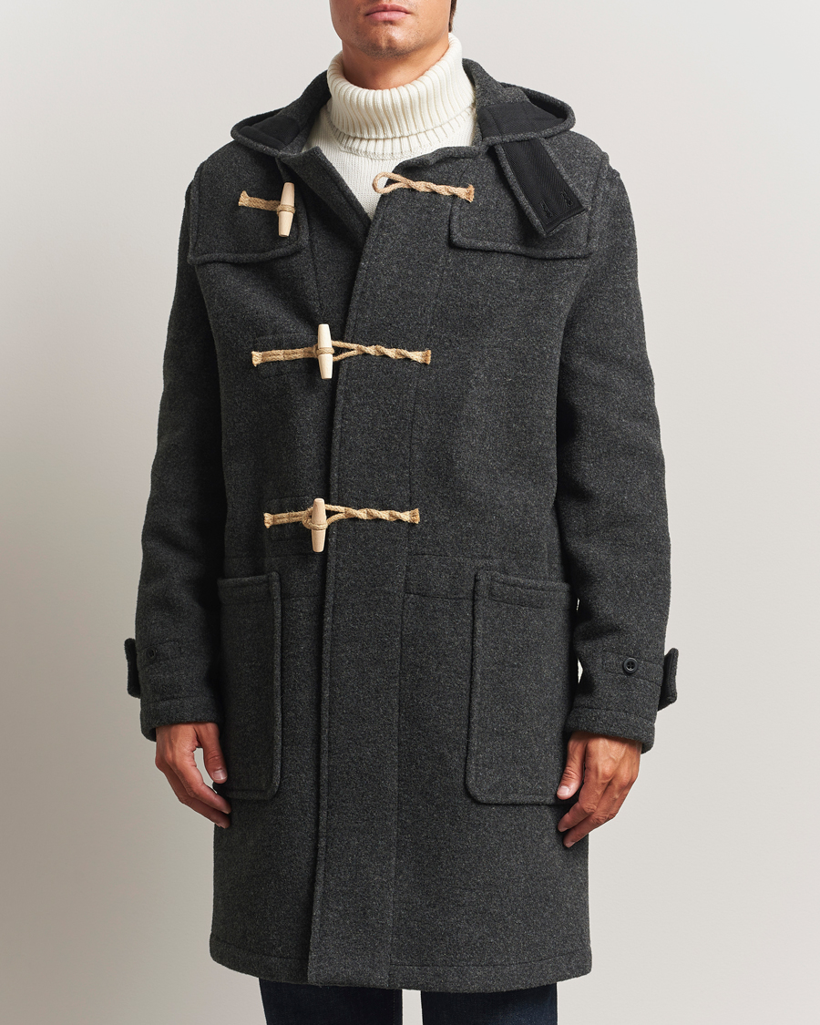 Mies | Takit | Gloverall | 575 Monty Original Duffle Coat Charcoal