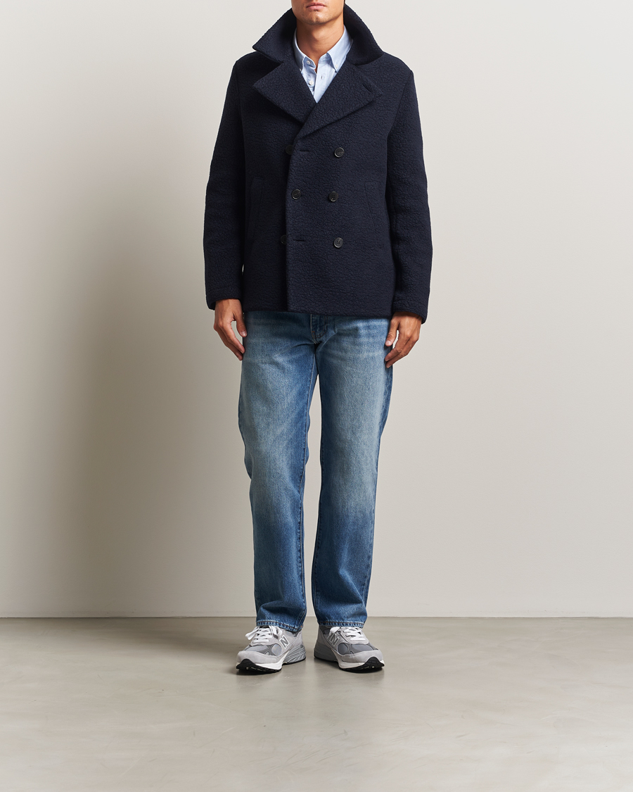 Mies | Takit | Harris Wharf London | Boucle Peacoat Navy