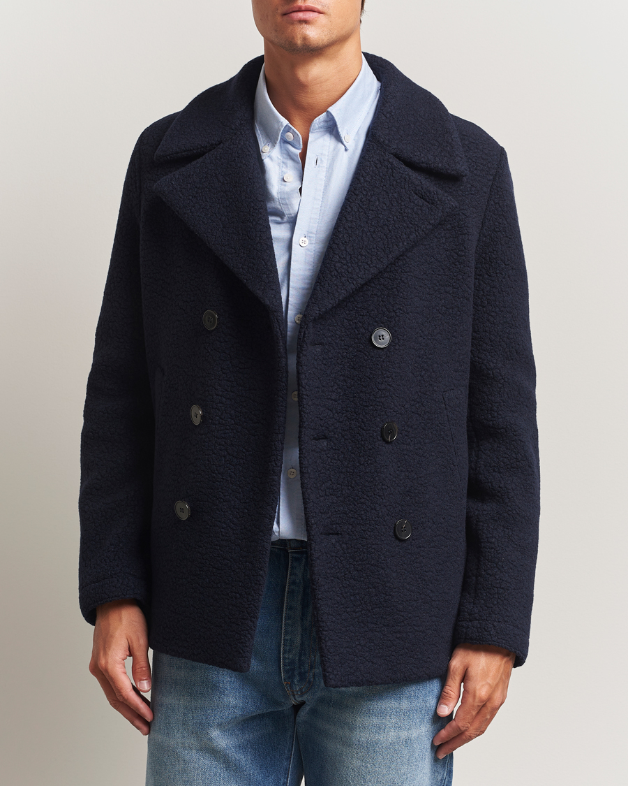 Mies | Takit | Harris Wharf London | Boucle Peacoat Navy