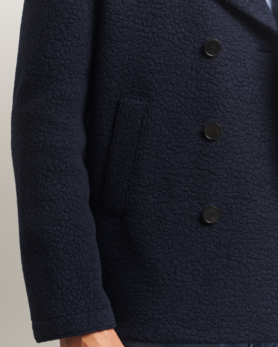 Mies | Takit | Harris Wharf London | Boucle Peacoat Navy