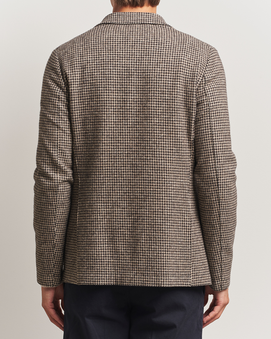 Mies | Pikkutakit | Harris Wharf London | Two Button Houndstooth Blazer Beige